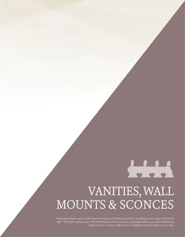 Pinhook Branding LLC 灯饰目录 · Quorum 灯饰 2016 vanities wall sconces