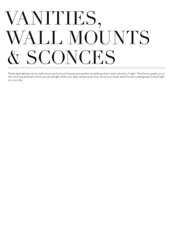 Pinhook Branding LLC 灯饰目录 · Quorum 灯饰 2017 vanities wall sconces