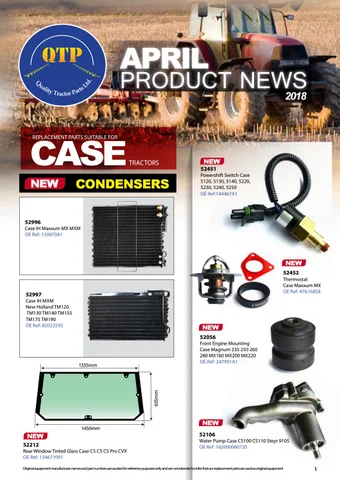 Quality Tractor Parts 灯饰目录 · QTP April product news