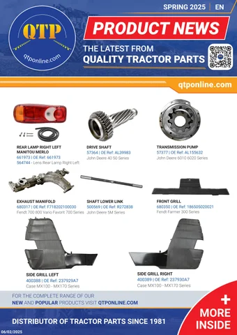 Quality Tractor Parts 灯饰目录 · QTP 春季 - February Product News 2025