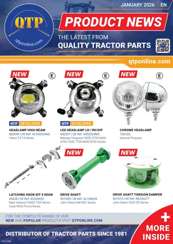 Quality Tractor Parts 灯饰目录 · QTP Product News - January 2026