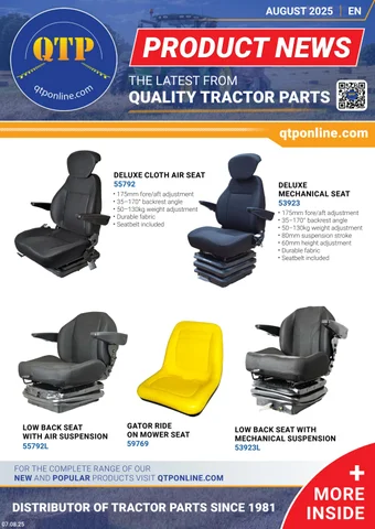 Quality Tractor Parts 灯饰目录 · QTP Product News August - 2025