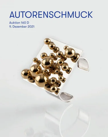 Quittenbaum Kunstauktionen GmbH 灯饰目录 · 160D | Auktion 'Autorenschmuck' | Quittenbaum Kunstauktionen München