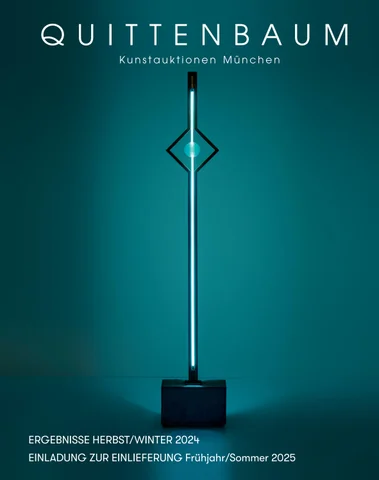 Quittenbaum Kunstauktionen GmbH 灯饰目录 · HIGHLIGHT - ERGEBNISSE Herbst/ 冬季 2024