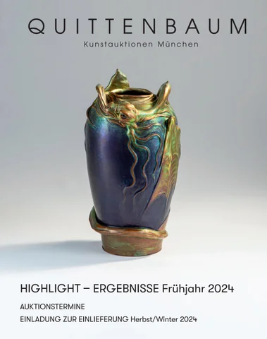 Quittenbaum Kunstauktionen GmbH 灯饰目录 · HIGHLIGHT - ERGEBNISSE 法文 ühjahr 2024