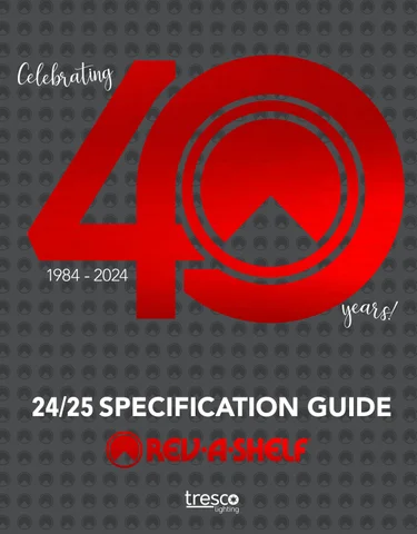 Rev-A-Shelf 灯饰目录 · 24/25 Specification 指南