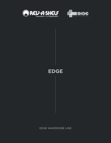 Rev-A-Shelf Edge Closet 灯饰手册 by