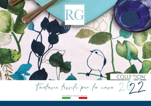 RG catalogo 2022 | Fantasie tessili per la casa