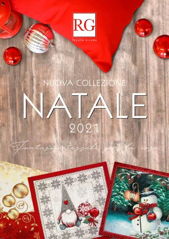 RG Arredo 家具目录 · Catalogo Natale 2021 RG ARREDO tessile casa