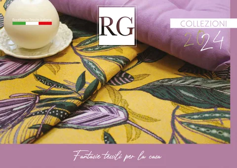 RG Catalogo 2024 | Fantasie tessili per la casa