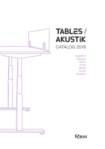 家具目录 TABLES/AKUSTiC