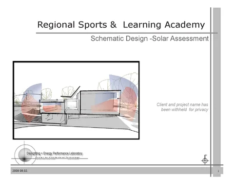 Schematic 太阳能 Assessment