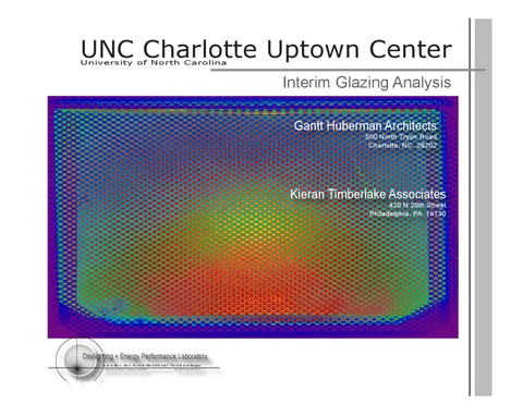 Glazing Performance Assessment