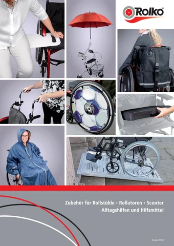 Zubehör für Rollstühle, Rollatoren und Scooter