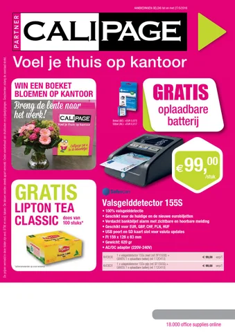 Win een boek bloemen bij uw kantoorartikelen