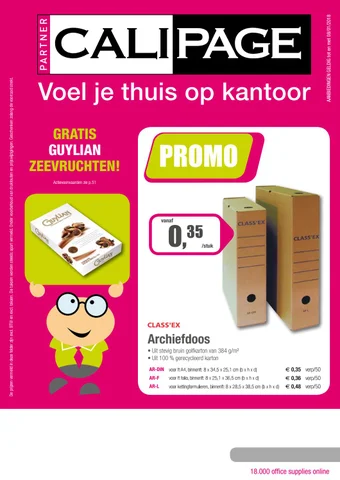 Gratis Guylian bij u kantoorartikelen