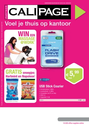 Win een massage @work bij uw bestelling kantoorartikelen