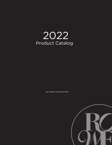 2022 Rowe Furniture Product 家具目录