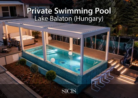 Private Swimming Pool Lake Balaton Sicis Vetrite
