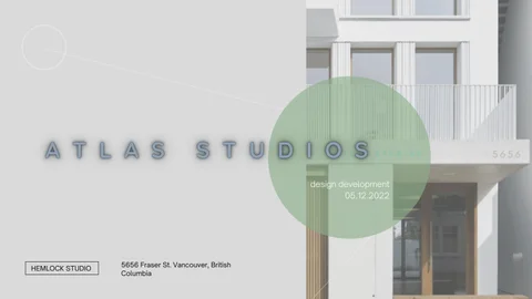 ATLAS STUDIO - design development
