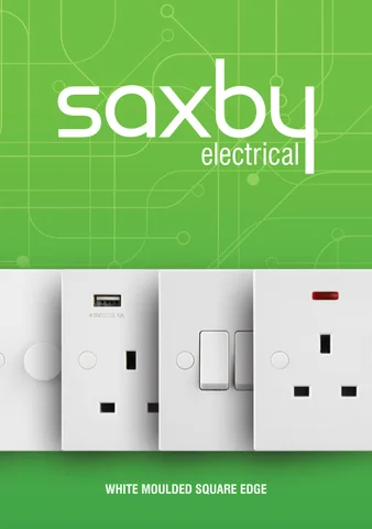 Electrical White Square Edge 灯饰目录 · Saxby
