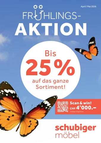 schubiger 家具目录 · 法文 ühlings-Aktion 2026