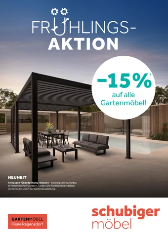schubiger 家具目录 · Prospekt Fruehlingsaktion-2025 Garten A4 RZ Web