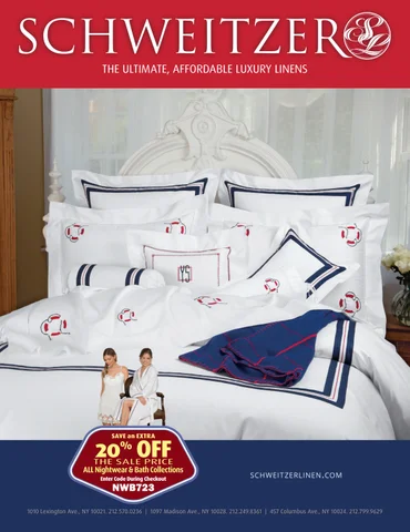 Schweitzer 亚麻 夏季 家具目录 with 6 Weeks of Savings
