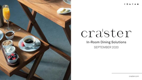 Craster - In-Room Dining Solutions
