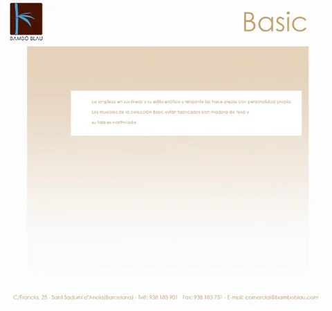 Servitel 家具目录 · Mobiliario bambo blau basic