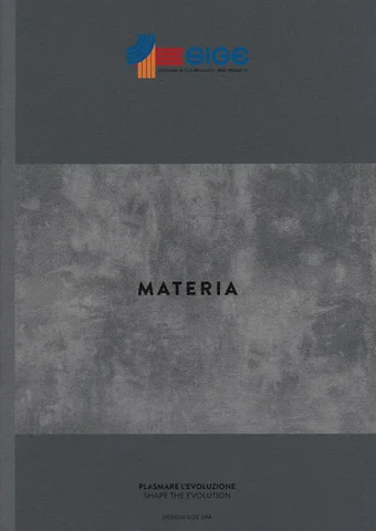 Sige SpA 家具目录 · Sige Materia