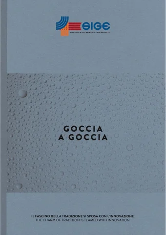Sige SpA 家具目录 · Sige Goccia a Goccia