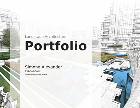 SimoneAlexander 灯饰目录 · 景观 Architecture Portfolio