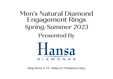 Men's Natural Diamond Engagement Rings