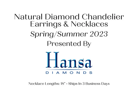 Andrew Fox 灯饰目录 · Natural Diamond 吊灯 Earrings × Necklace Presentation
