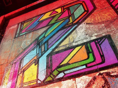Album messages on the walls and streets