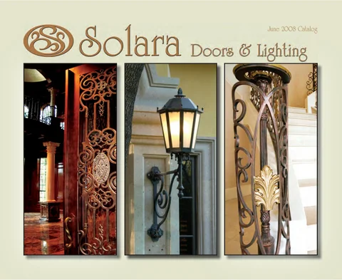 Solara Custom Doors & Lighting – 灯饰目录 2008