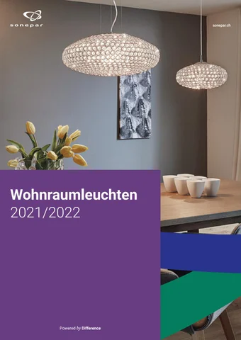 Sonepar Suisse 灯饰目录 · | Wohnraumleuchten 2021/2022