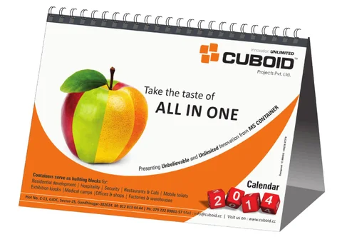 CUBOID CALENDAR - 2014
