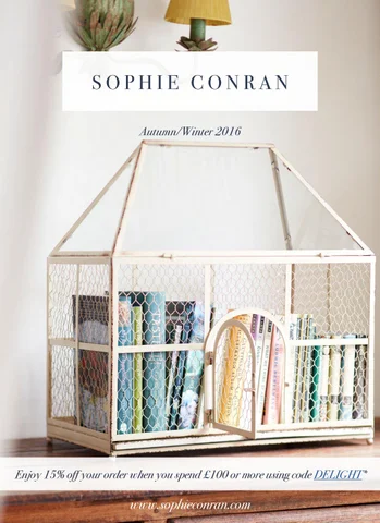 Sophie Conran 秋季 / 冬季 2016 家具目录