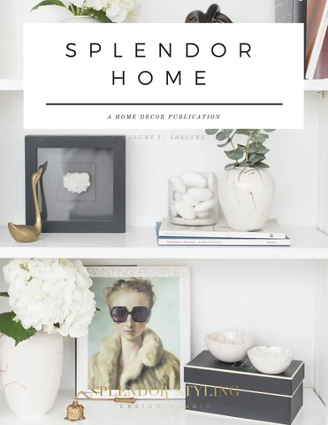 Splendor Styling 家具目录 · How to style shelves by