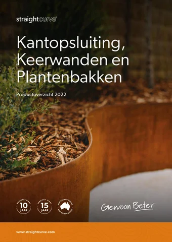 Vandix : kantafsluiting, keerwanden 英文 plantenbakken