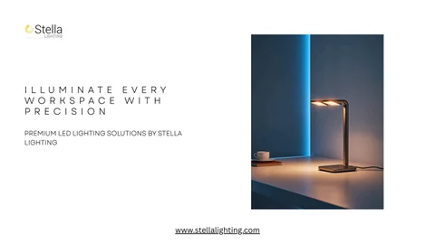 Illuminate Every Workspace with Precision | Stella 灯饰 's 高端 Two 灯饰 台灯 × Flexibl