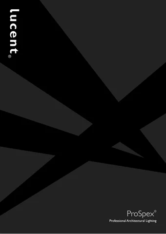 Lucent prospex 灯饰目录 2015