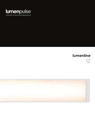 Stockholm Lighting Lumenpulse lumenline 灯饰手册 2013