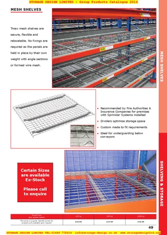 Storage Design Limited 家具目录 · 02 层架 × storage