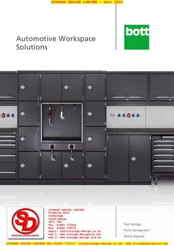 Storage Design Limited 家具目录 · Sdl automotive workspace solutions