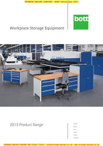 Storage Design Limited Bott workplace equipment 家具目录 2013 from
