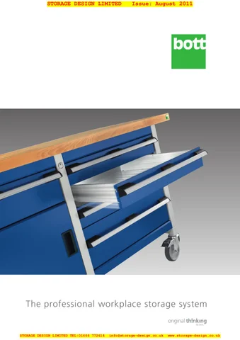 Storage Design Limited 家具目录 · SDL Bott Cubio 2011 164 pages