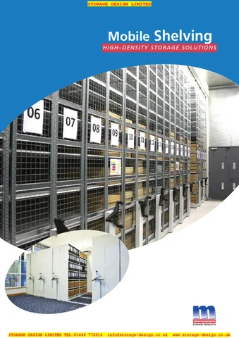 Storage Design Limited 家具目录 · SDL Moresecure Mobile 层架 2012